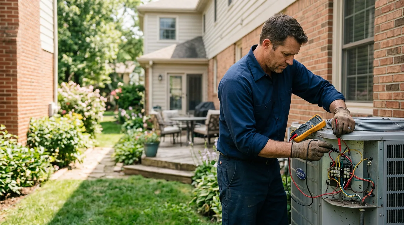 HVAC technician working near Johnston, SC